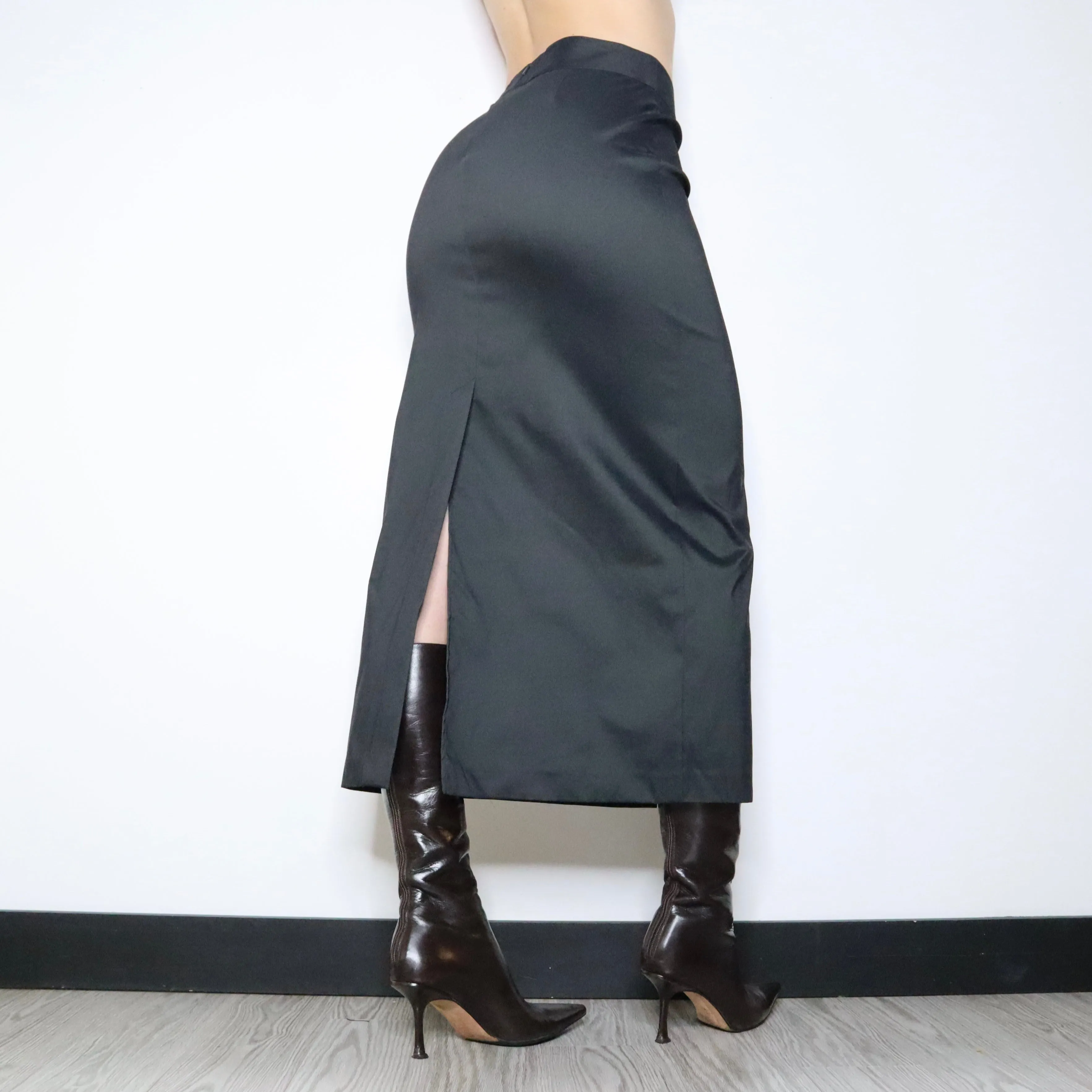 90s Slit Maxi Skirt (S)