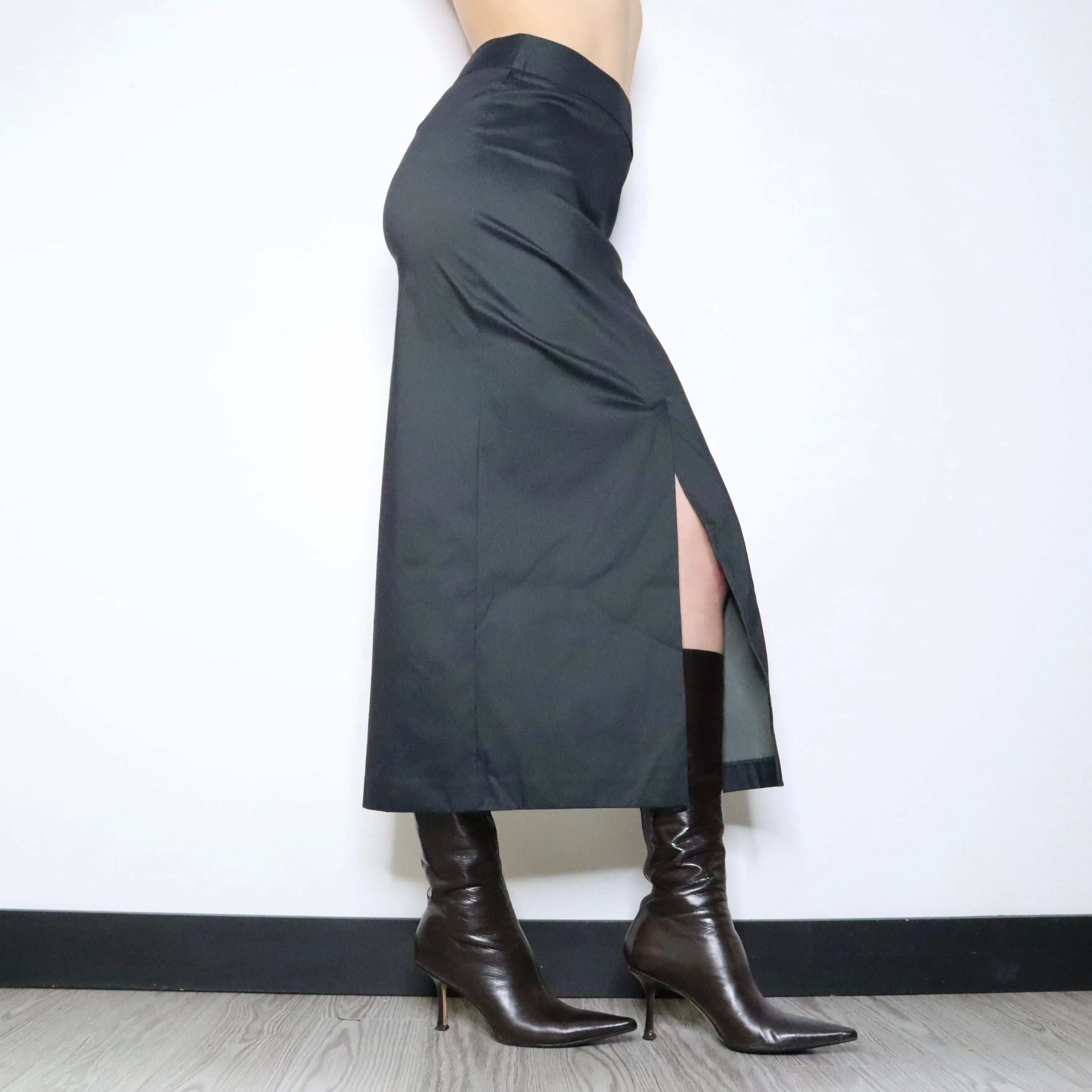 90s Slit Maxi Skirt (S)