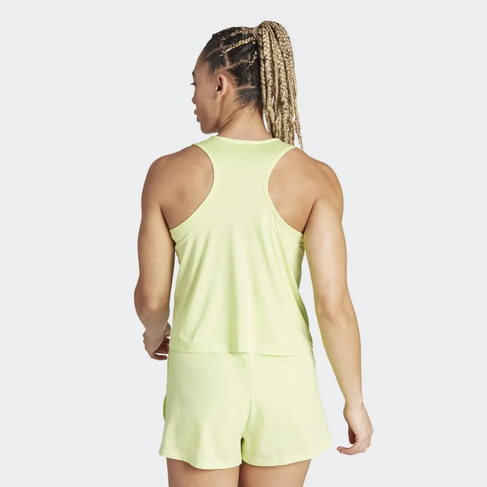 ADIDAS AEROREADY HYPERGLAM TANK TOP - GREEN