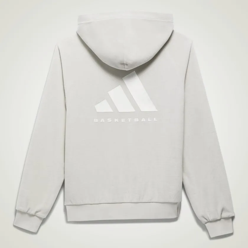 ADIDAS  BASKETBALL VELOUR HOODIE - IA3456