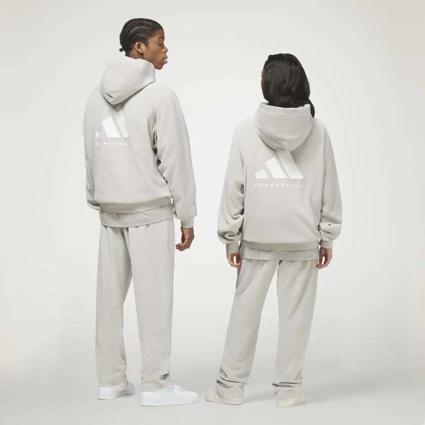 ADIDAS  BASKETBALL VELOUR HOODIE - IA3456