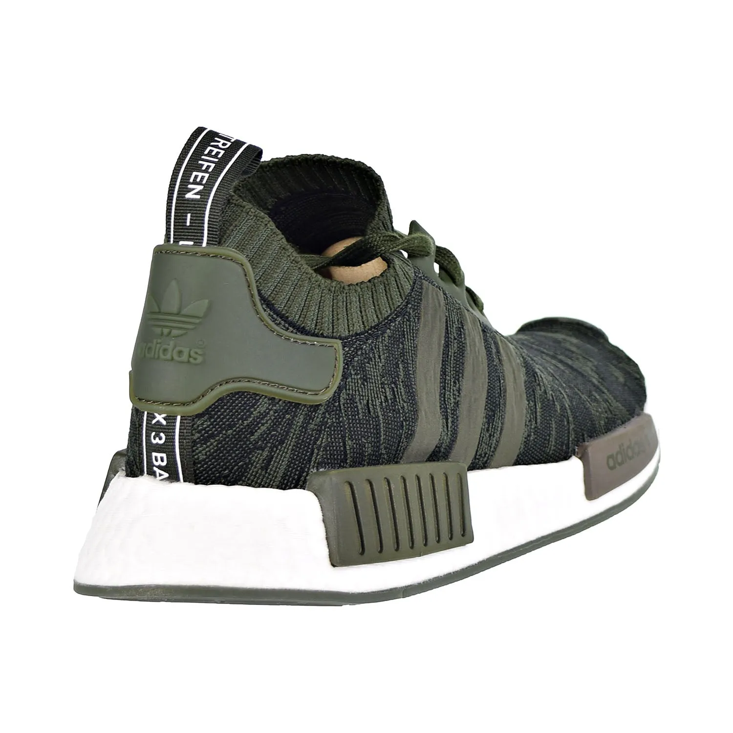 Adidas NMD_R1 Primeknit Men's Shoes Night Cargo/Hi-Res Green