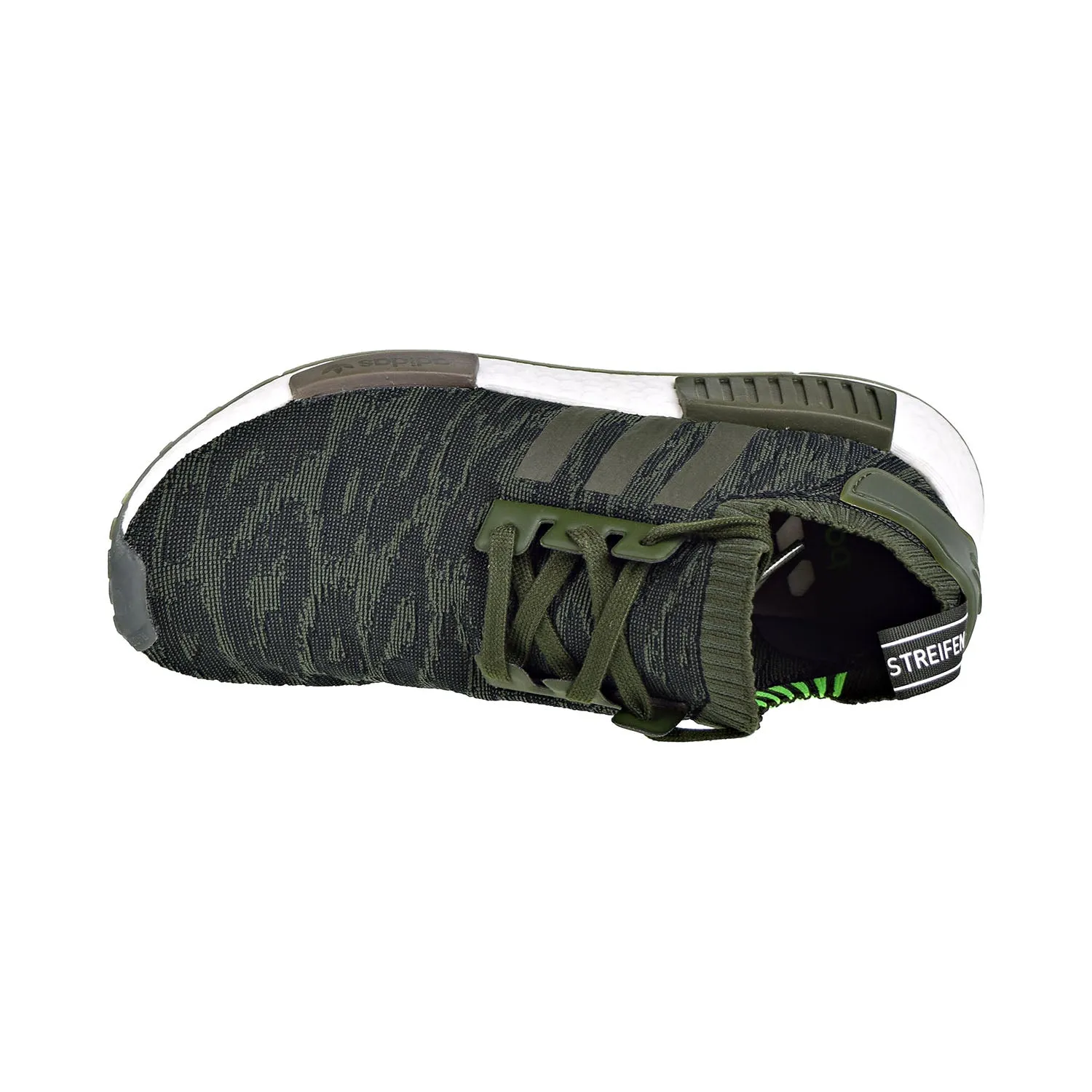 Adidas NMD_R1 Primeknit Men's Shoes Night Cargo/Hi-Res Green