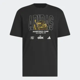 ADIDAS SUMMER CAMP LIL' STRIPE T-SHIRT - BLACK