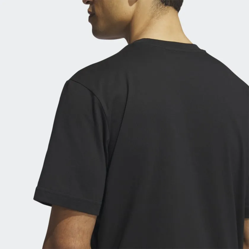 ADIDAS SUMMER CAMP LIL' STRIPE T-SHIRT - BLACK