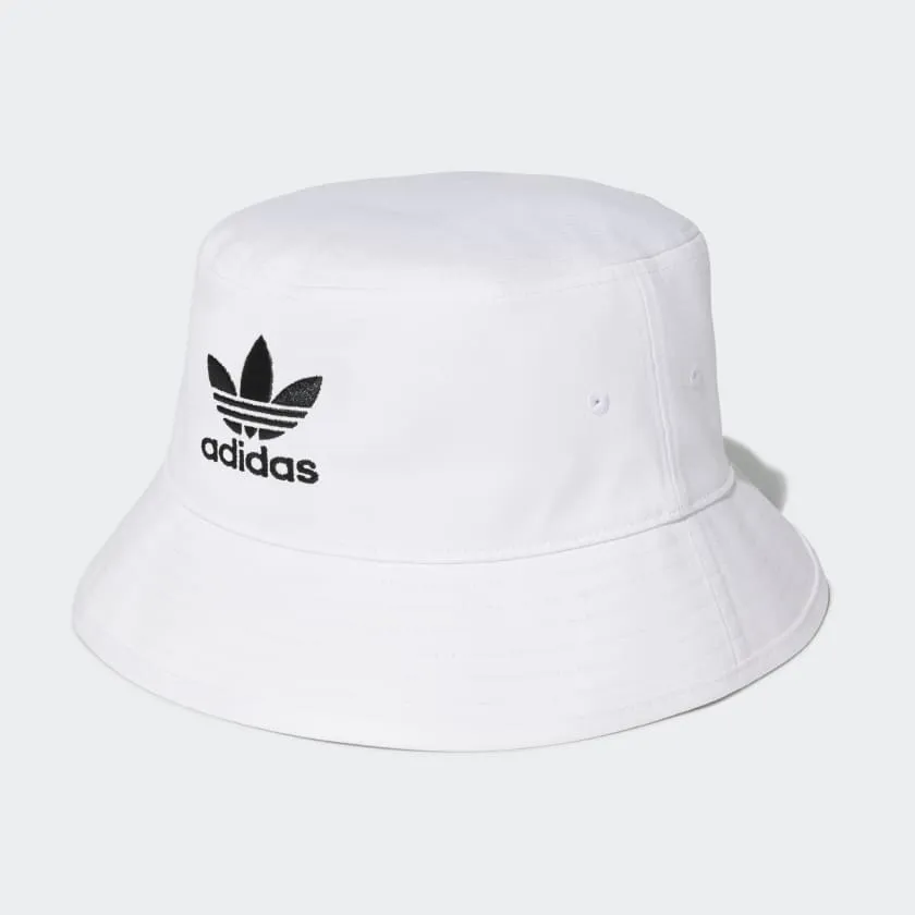 ADIDAS TREFOIL BUCKET HAT - WHITE