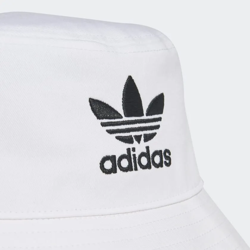 ADIDAS TREFOIL BUCKET HAT - WHITE