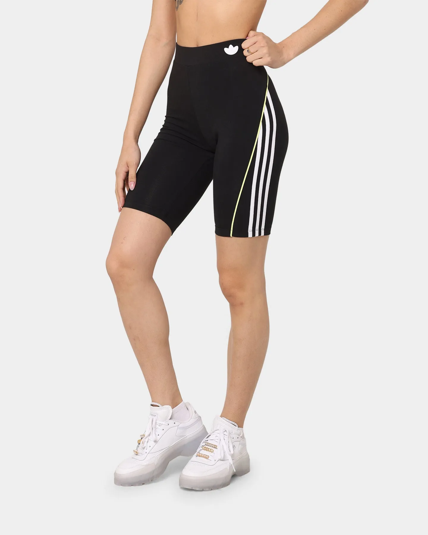 Adidas Women's Contrast Bike Shorts Black