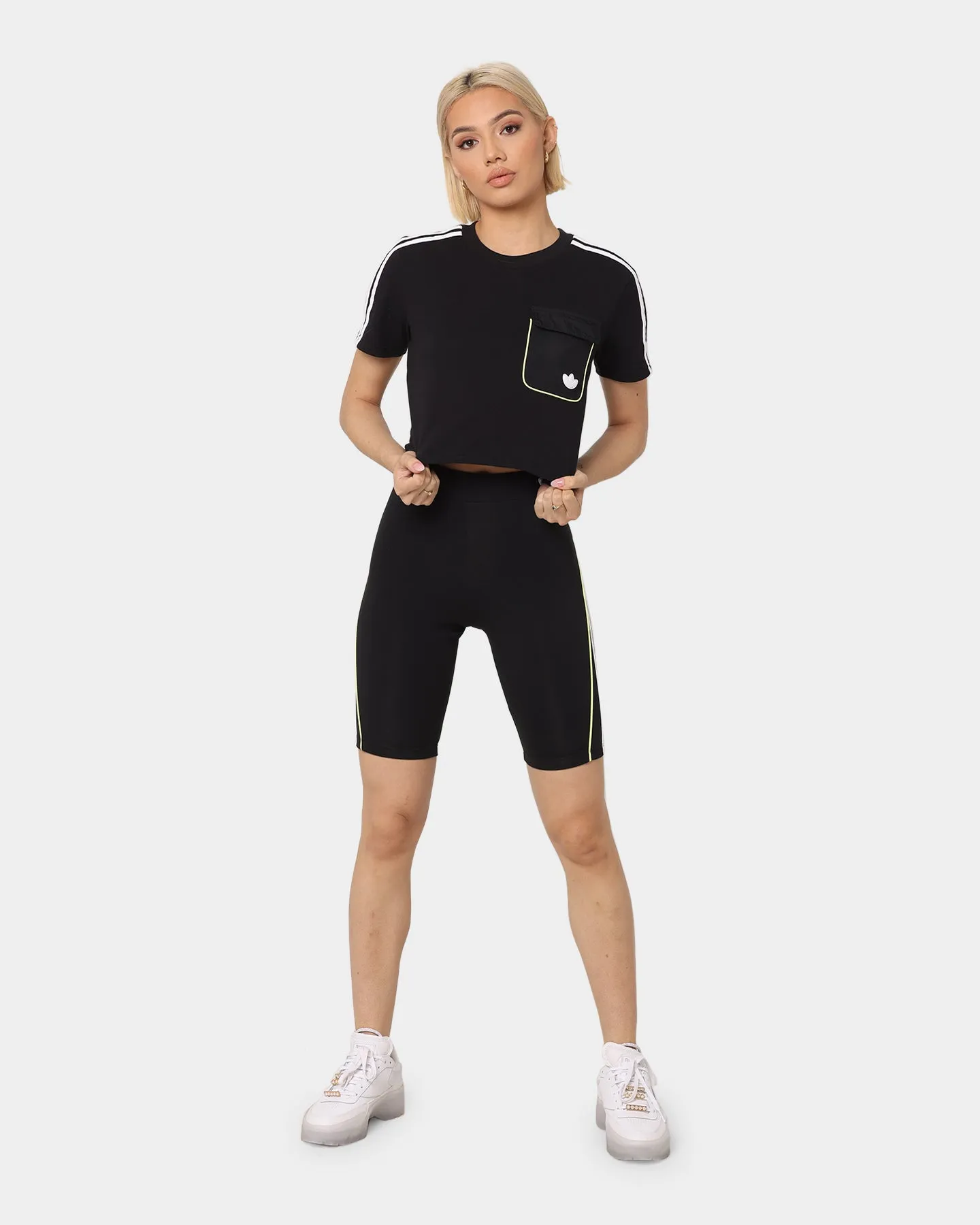 Adidas Women's Contrast Bike Shorts Black