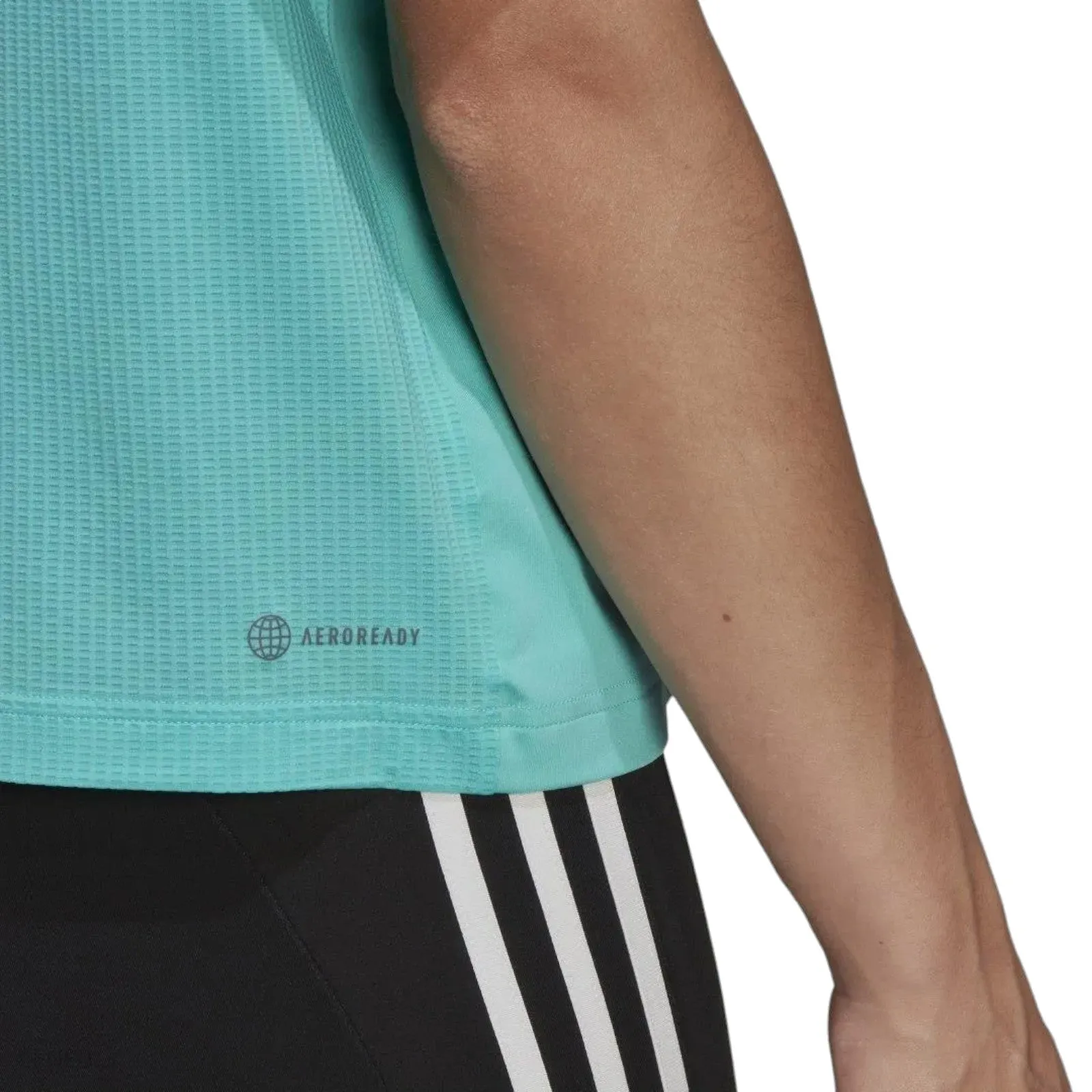 adidas x You for You Womens T-Shirt - Semi Mint Rush
