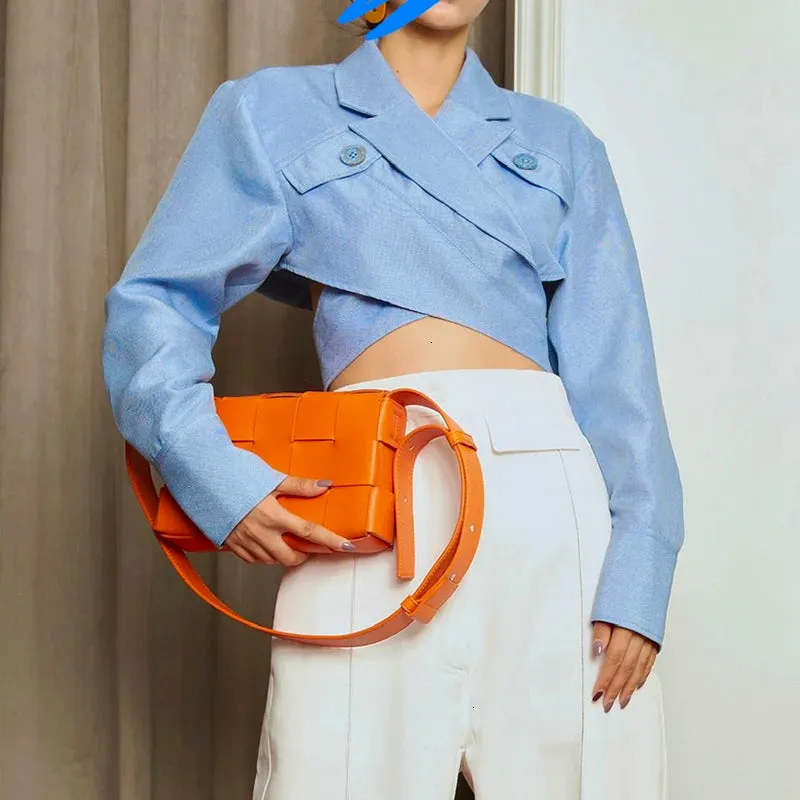 Asymmetrical Slim Women's Blouses Lapel Collar Long Sleeve Vintage Short Shirts For Female Fashion Clothes
