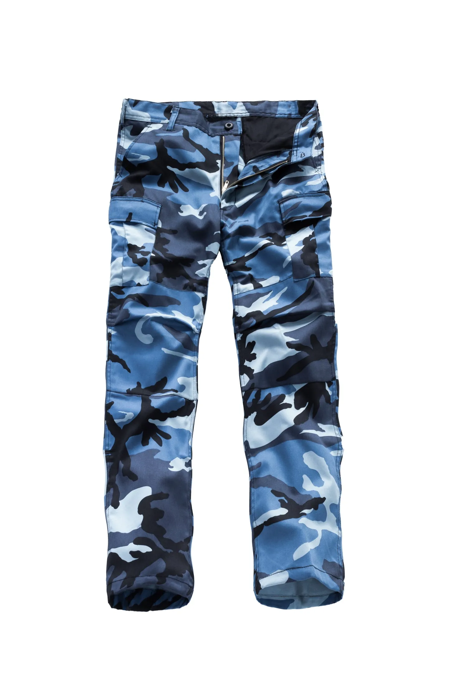 BACKBONE Mens Casual Cargo Pants Military Army Trousers BDU Pants Trousers with Zip Fly - Bright Camo and Solid Colors