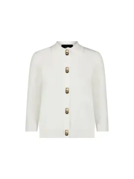 Barbara Gold Hardware Knit Cardigan