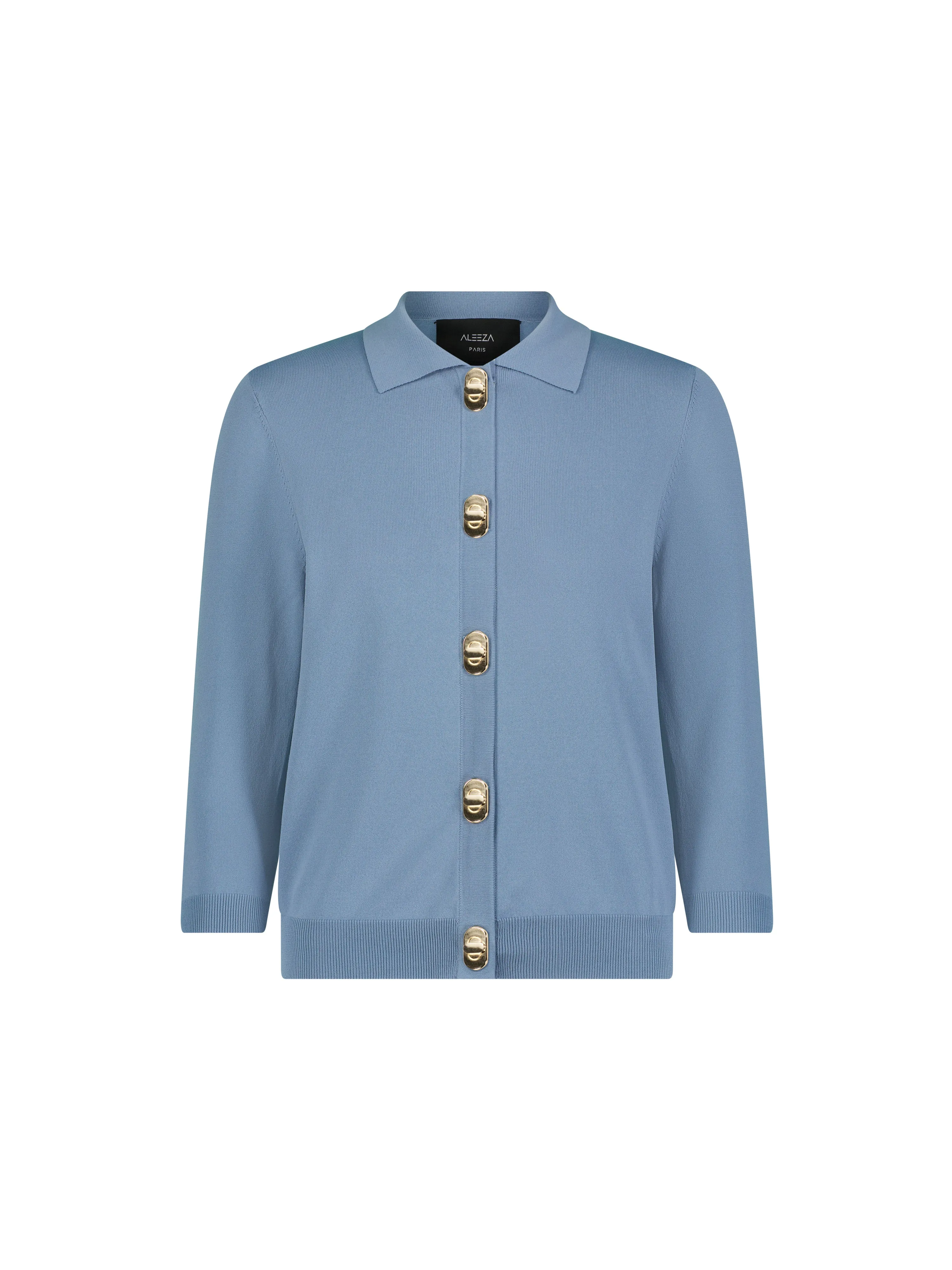 Barbara Gold Hardware Knit Cardigan
