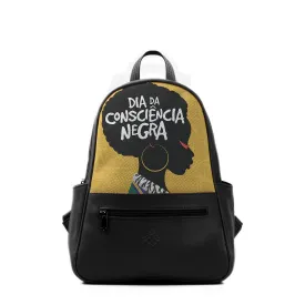 Black Vivid Backpack consciencia negra