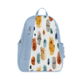 Blue Mixed Backpack Brushes Spots
