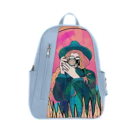 Blue Mixed Backpack The space photographer