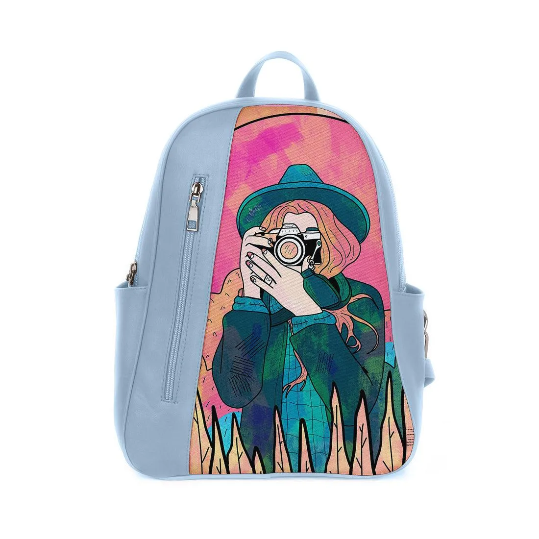 Blue Mixed Backpack The space photographer