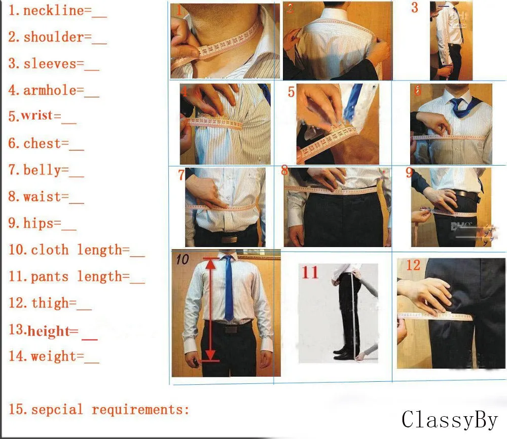 Champagne Lapel Beige Wedding Suits Blazer for Men 3 Pieces CB22215
