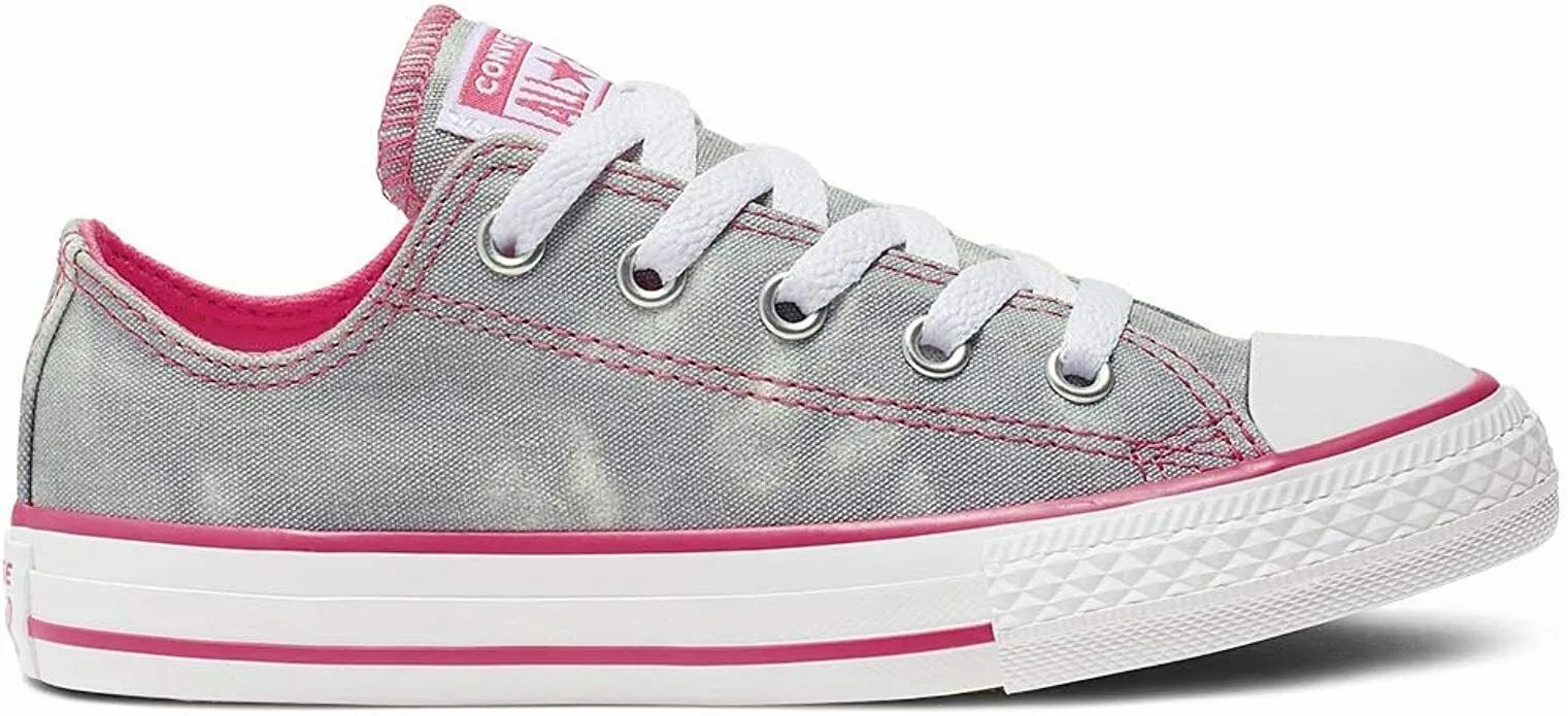 Converse Chuck Taylor All Star Ctas OX 664271 Pre School Kids Grey Shoes AMRS679