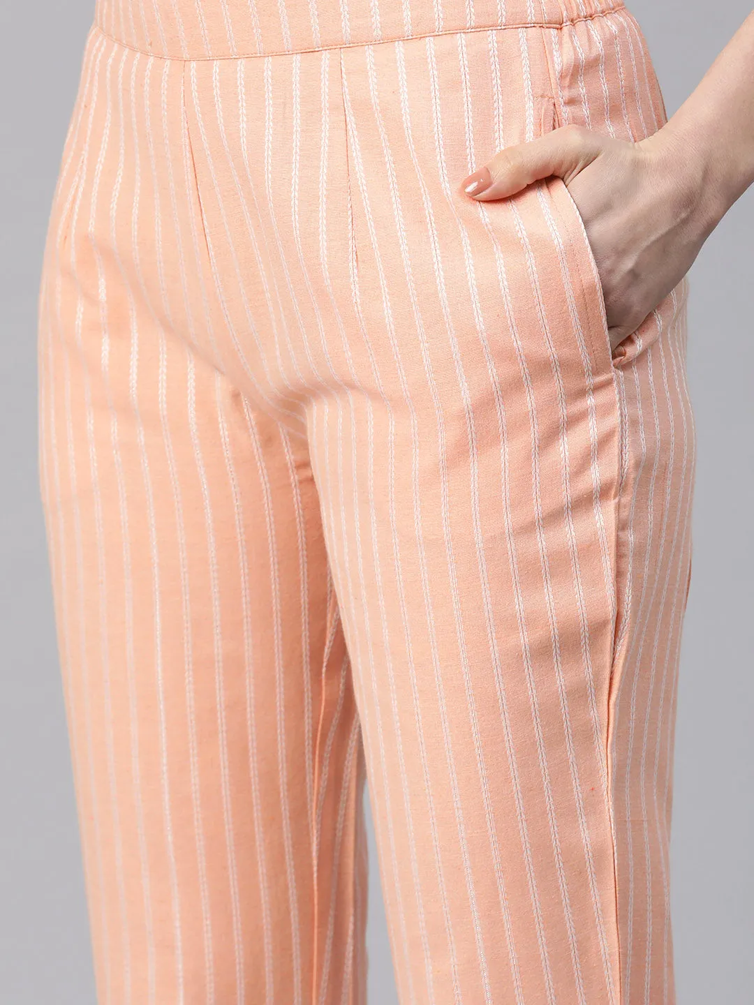Cottinfab Striped Two-Piece Formal Suit