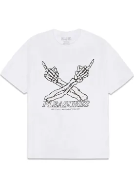 don´t care t-shirt - White