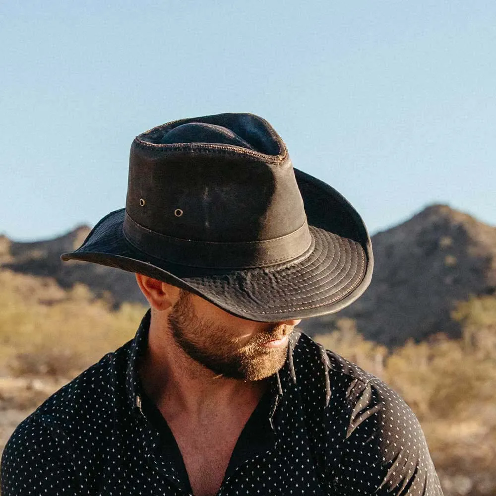 Dorfman Pacific - Weathered Cotton Outback Hat