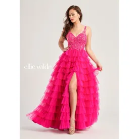 Ellie Wilde hot pink dress, size 00