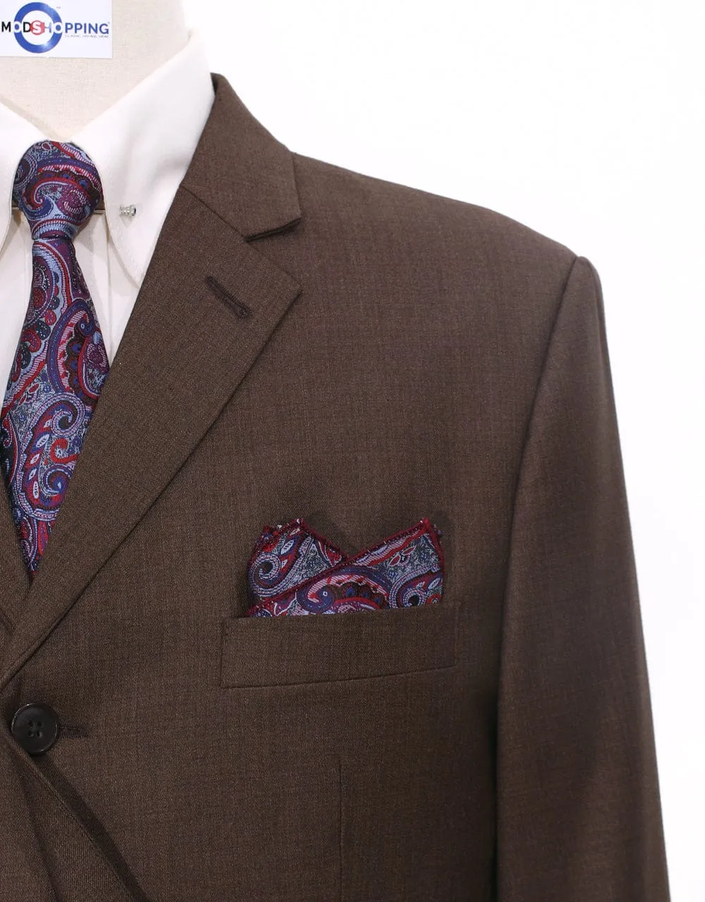 Essential  Brown 3 Piece Suit