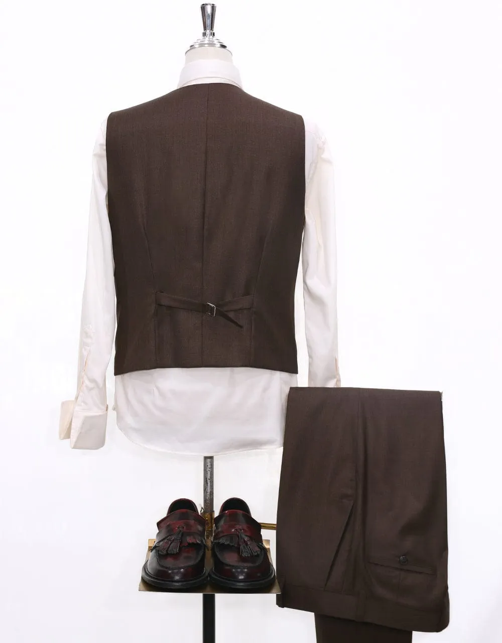 Essential  Brown 3 Piece Suit