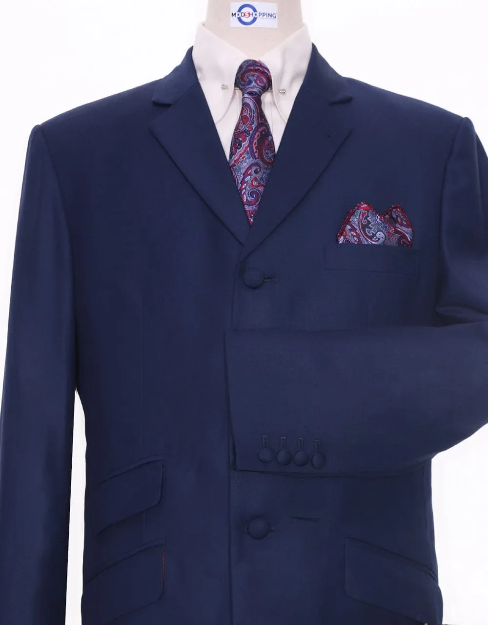 Essential Navy Blue 3 Piece Suit