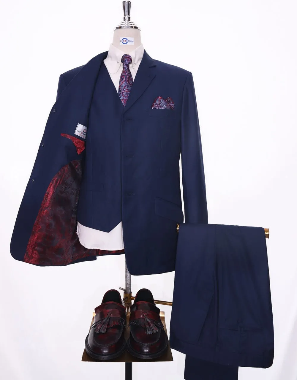 Essential Navy Blue 3 Piece Suit