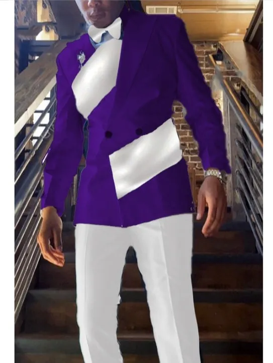 Fargon Special Design Trendy Tuxedo Suit