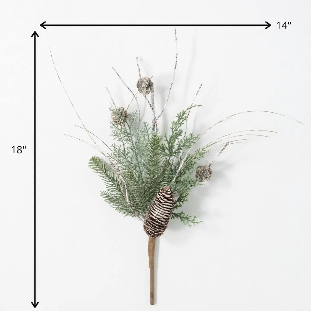 Frosted Cedar & Pinecone Spray
