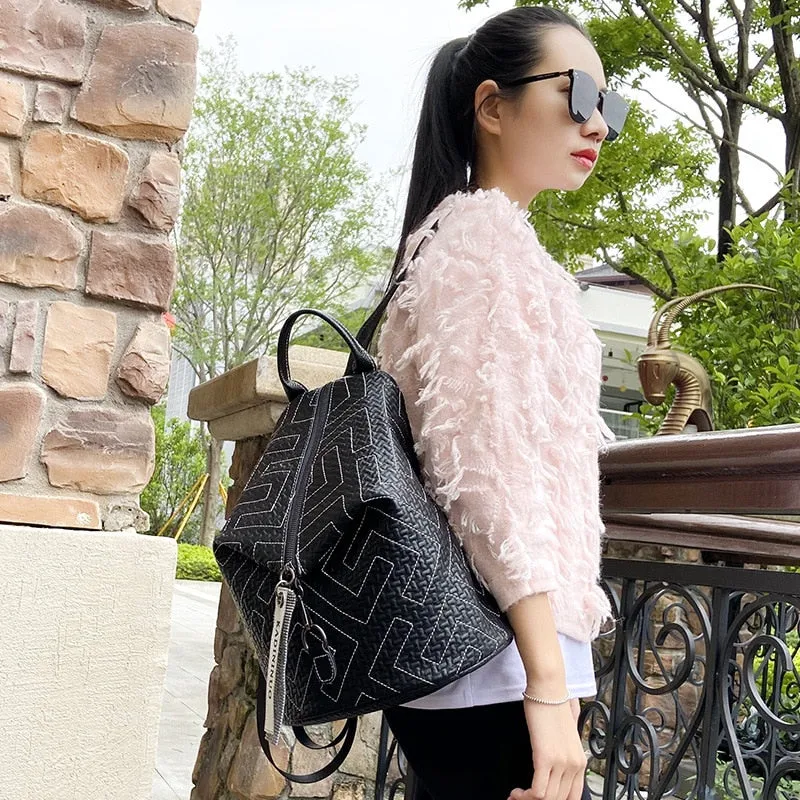 Genuine Leather Backpack