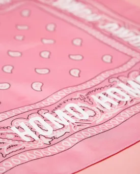 HOMO Bandana - Pink. Featured in SLIPPAGE Magazine.