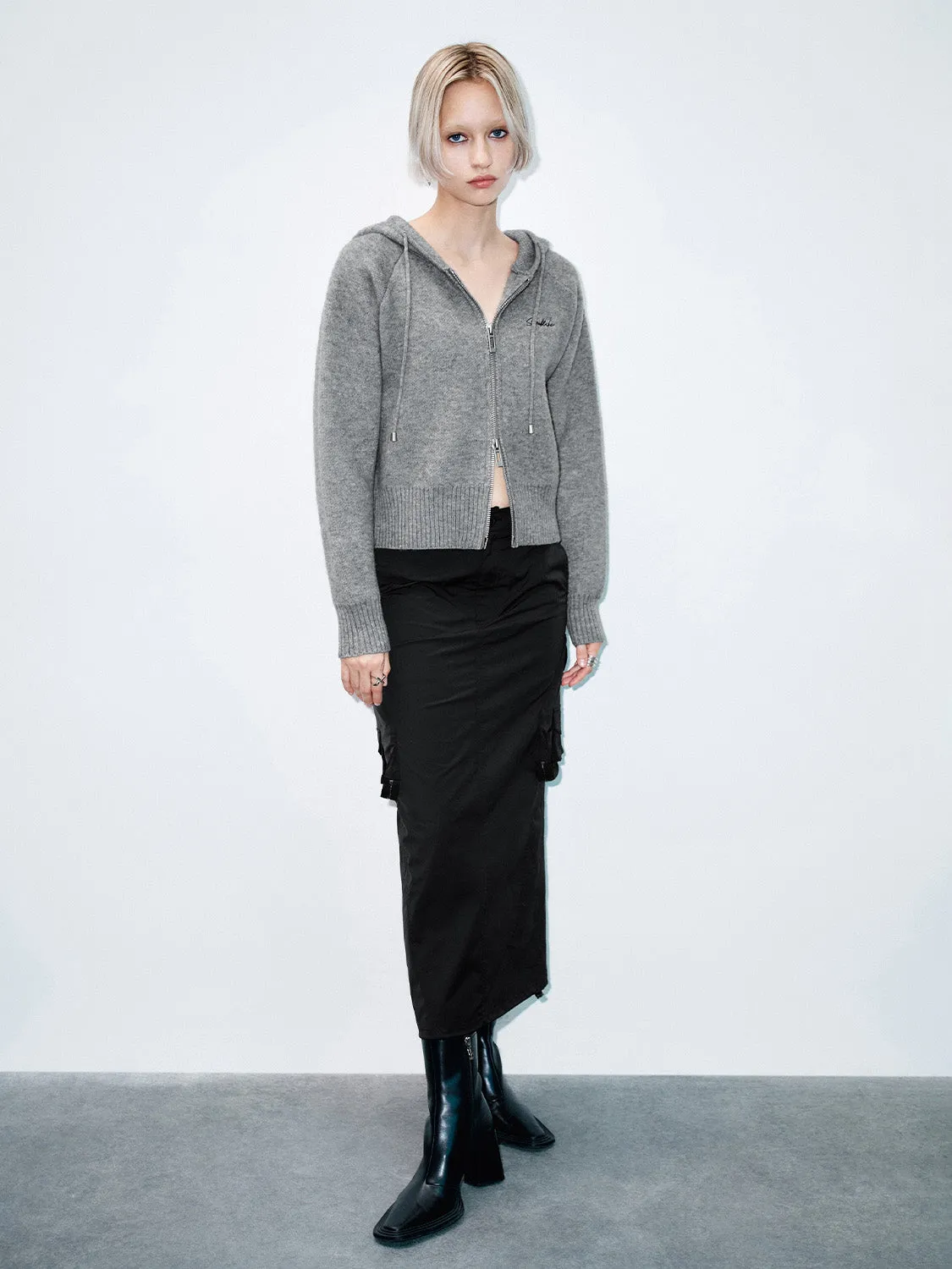 Hoodie Knitted Cardigans