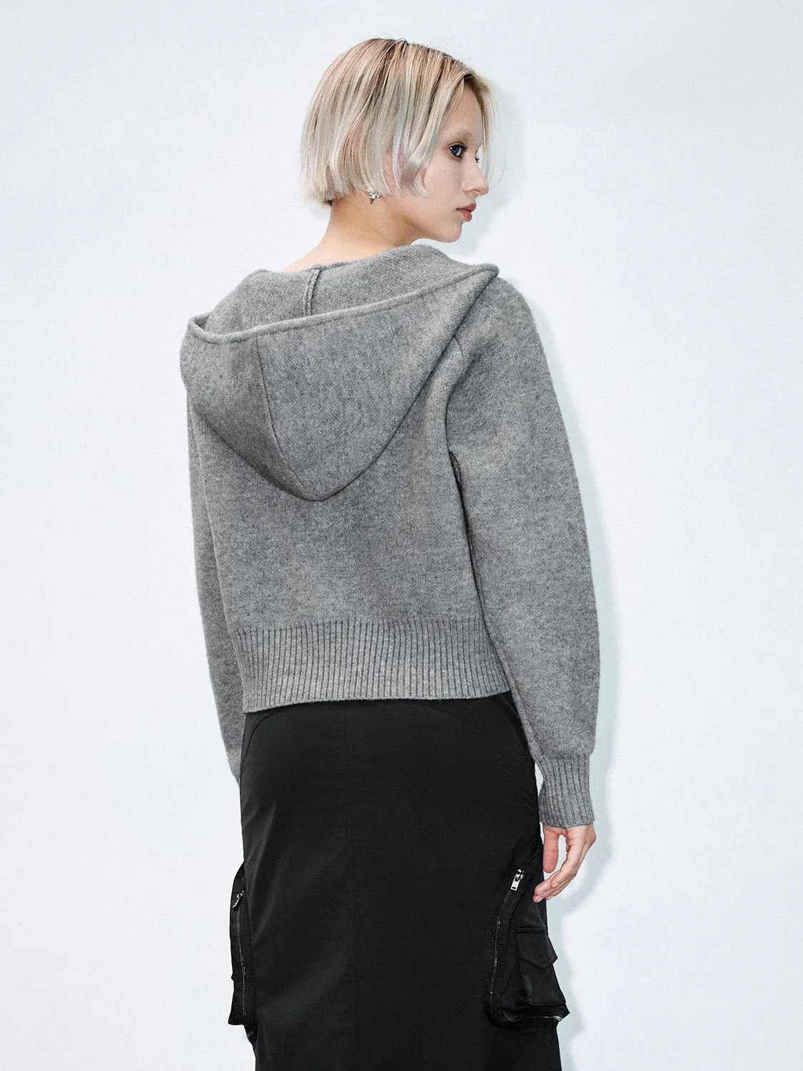 Hoodie Knitted Cardigans