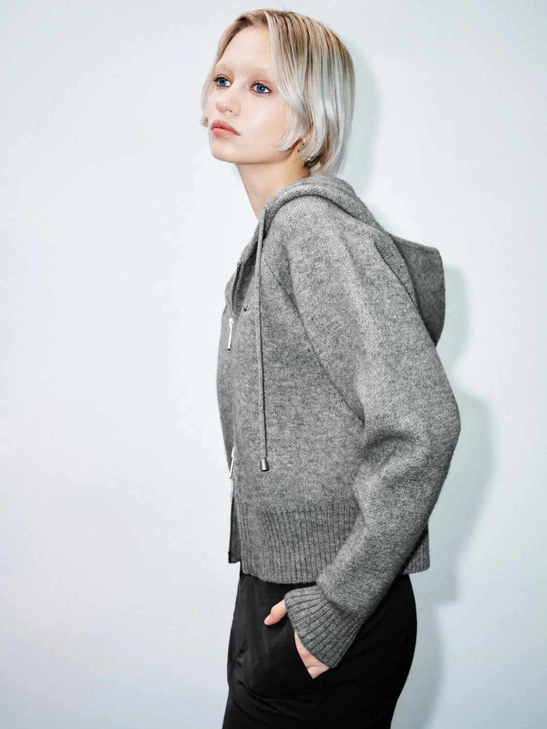 Hoodie Knitted Cardigans