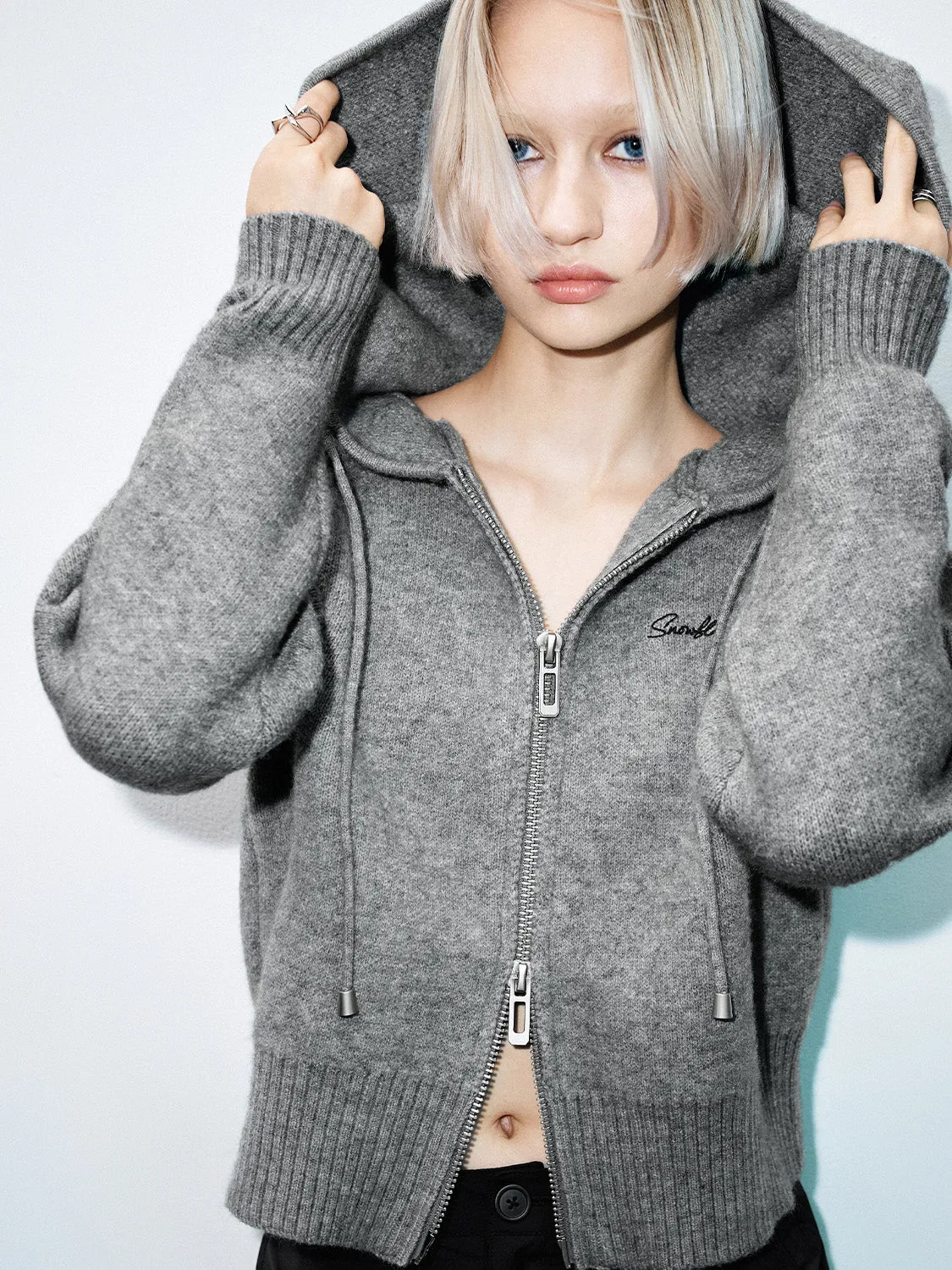 Hoodie Knitted Cardigans