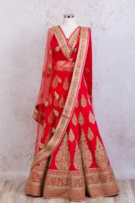 J7/1002 Silk Emb Lengha