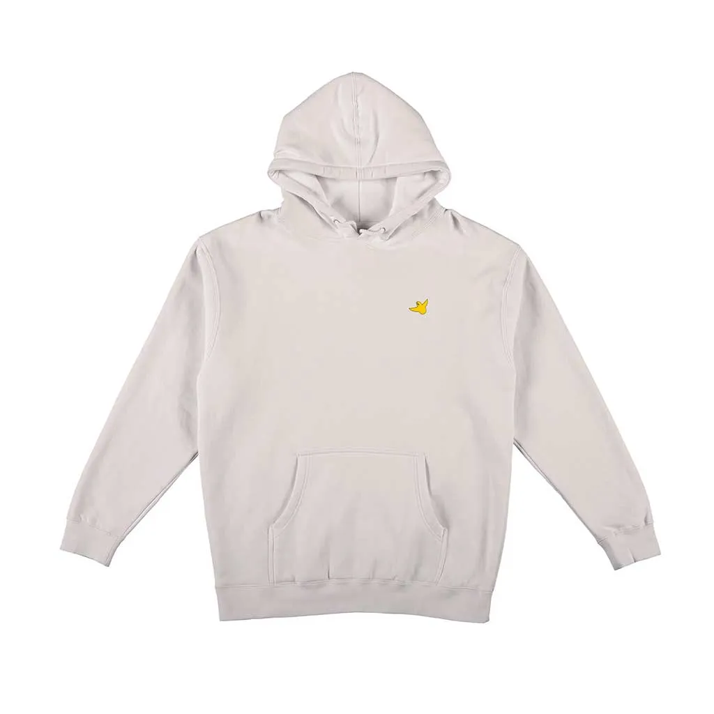 Krooked OG Bird Emb Hoodie - Bone/Yellow