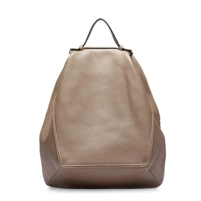 Leather Women Backpack Large Capacity Travel Bag  Girls Fashion Schoolbag