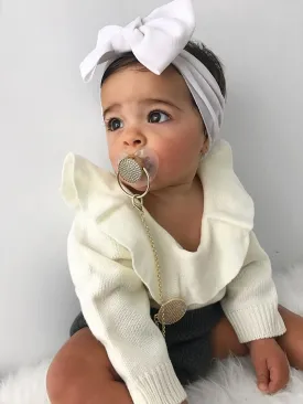 Long Sleeve Knitwear Romper