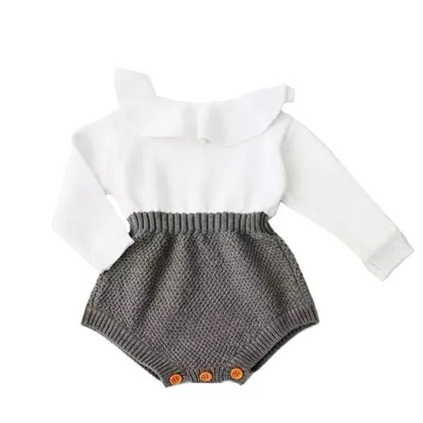 Long Sleeve Knitwear Romper