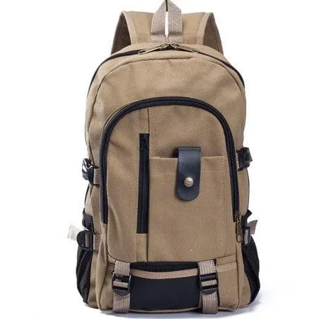 Men's Back packs Canvas Backpack Student Bags