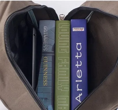 Men's Back packs Canvas Backpack Student Bags