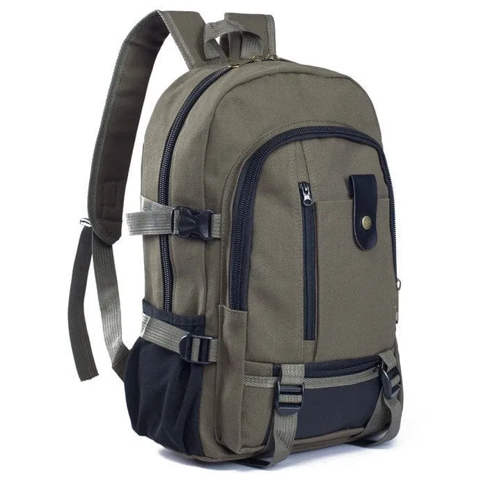 Men's Back packs Canvas Backpack Student Bags