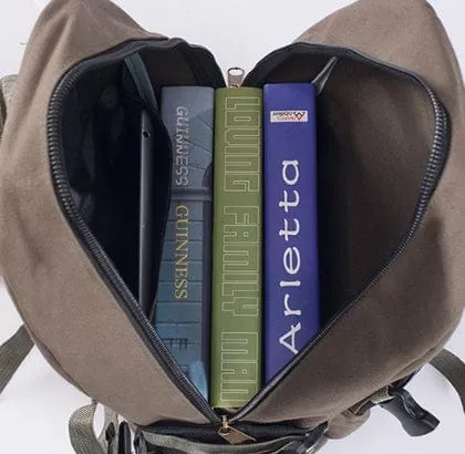 Men's Back packs Canvas Backpack Student Bags