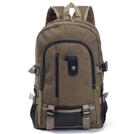 Men's Back packs Canvas Backpack Student Bags